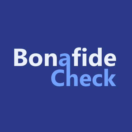 Bonafide Check